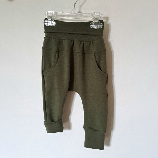 Pantalon évolutif Confort - Vert Fougère - 0-12 mois