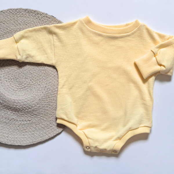 Pull Cache Couche - Jaune Banane - 0-6 mois