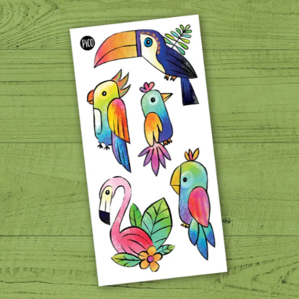 Tatouages temporaires Pico Tatoo Oiseaux