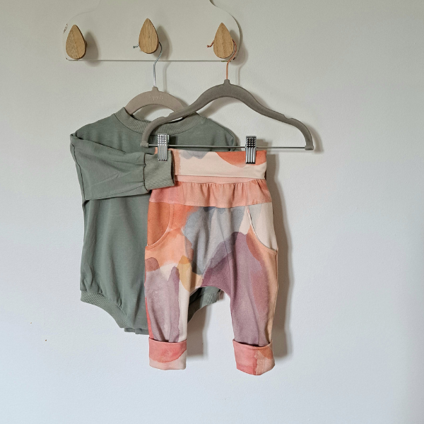 Pull Cache Couche - Vert Agave