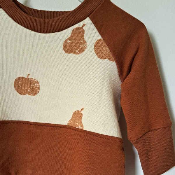 chandail enfant raglan verger
rouille