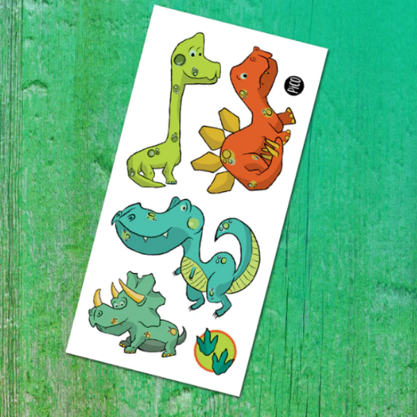 Tatouages temporaires - Dinos