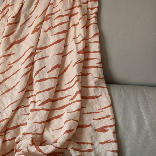 Mousseline pour bébé de bambou et coton Savannah