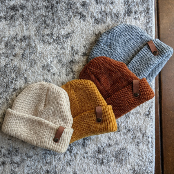 Tuque Beanie Gris pâle - Bébé/Enfant & Ado/Adulte