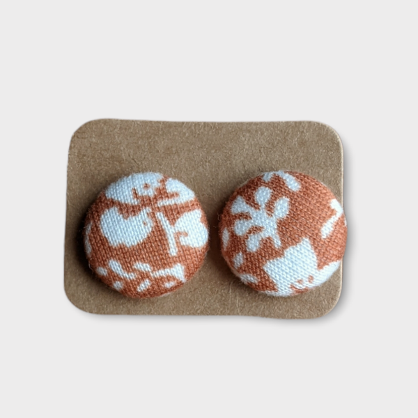 Petites boucles d'oreilles boutons - Dulce Flora