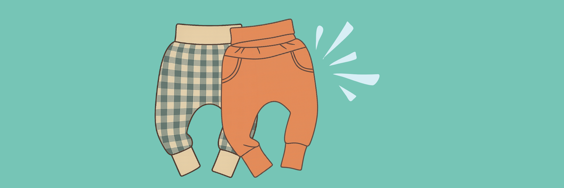 Pantalons évolutifs Confort de marque Ticoti Baby fabriqués au Québec