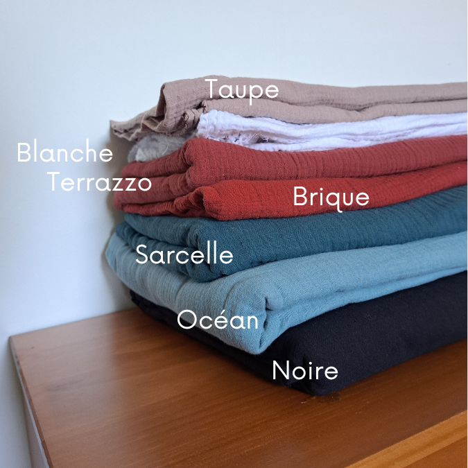 Mousseline coton au mètre