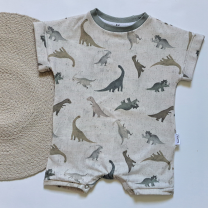 Barboteuse Dinosaures Bébé Été vêtement de coton