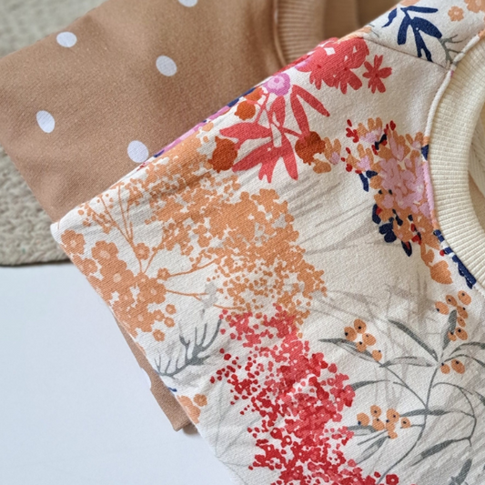 Chandail Raglan Fleurs des Champs