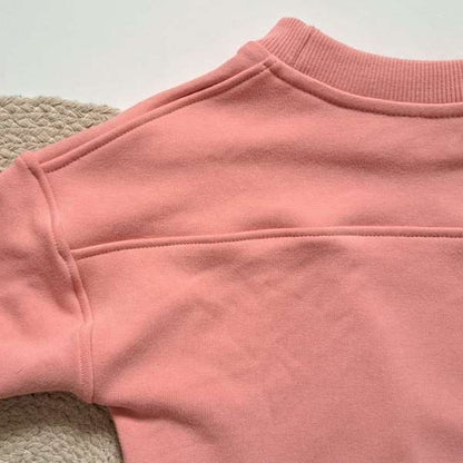 Chandail rose à manches longues pour fille