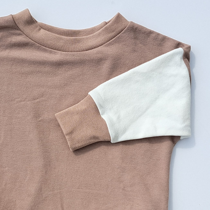 Pull Cache-Couche Bebe Colorblock