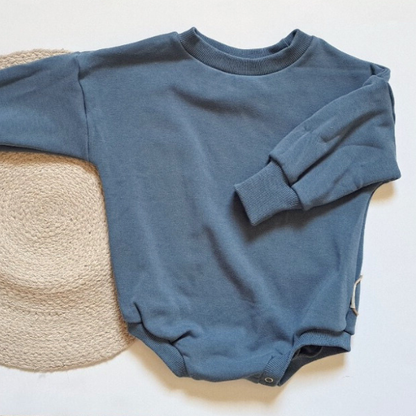 Pull Cache-Couche Couleur Bleu Océan ultra doux pour la peau délicate des enfants