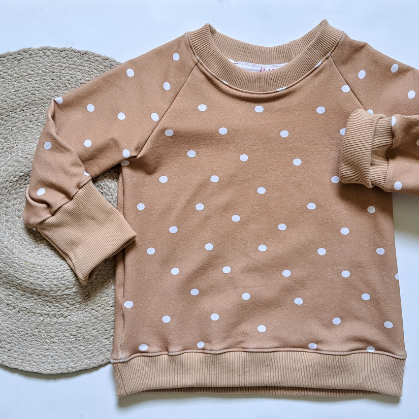 Chandail Raglan à Pois pour enfants