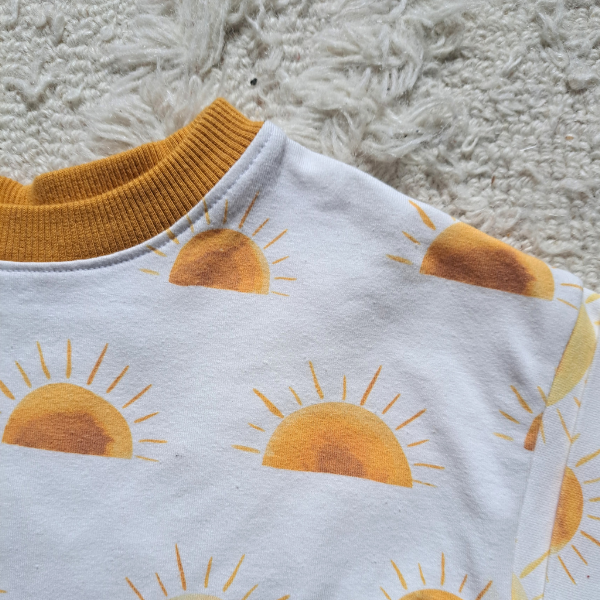 T-Shirt Ample - Soleils - 6-12 mois