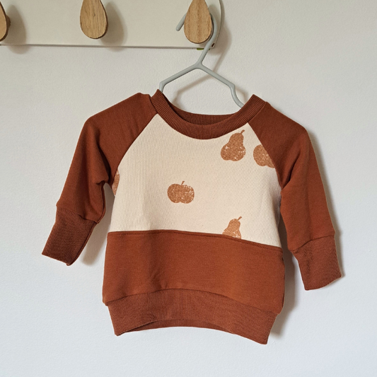 chandail enfant raglan verger
rouille