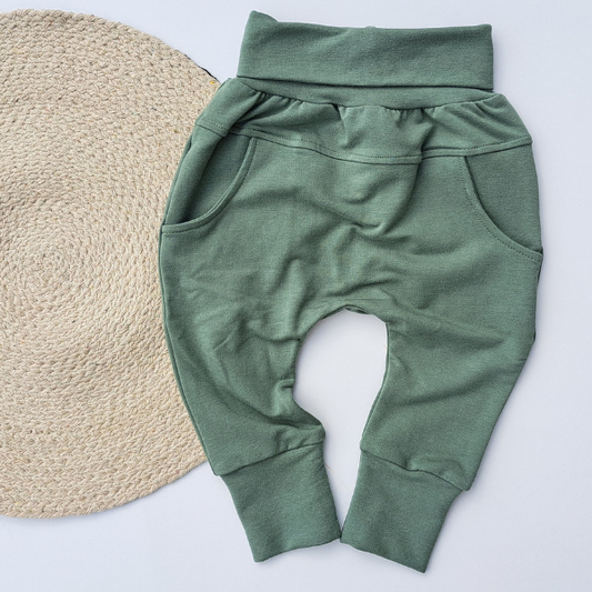 pantalon évolutif vert prairie