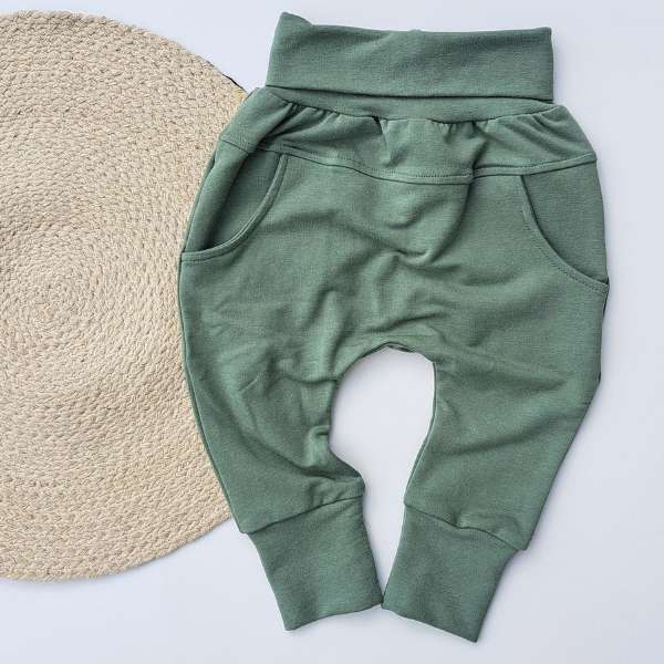 Pantalon évolutif pour bébé et enfant Vert Prairie