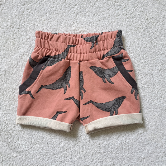 shorts à poches baleines
