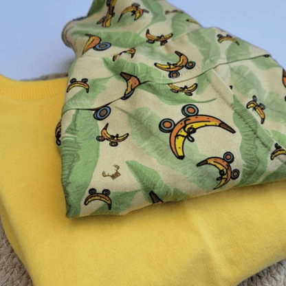 Pantalon évolutif ludique Bananes avec des skates