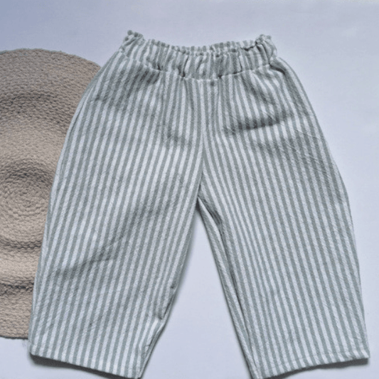 Pantalons Ballon de type baril pour les enfants, idéaux pour l'été et ultra confortables.