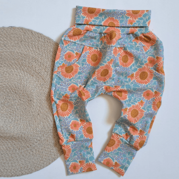 Pantalon évolutif Confort - Tournesol Bleu - 3-12 mois