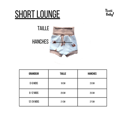 Lounge Shorts - Gummielicious - Apricot