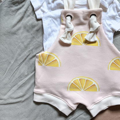 Romper Short évolutif - Limonade Rose