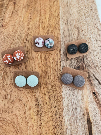 Petites boucles d'oreilles boutons - Dulce Flora